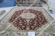 stock wool and silk tabriz persian rugs No.91 factory manufacturer